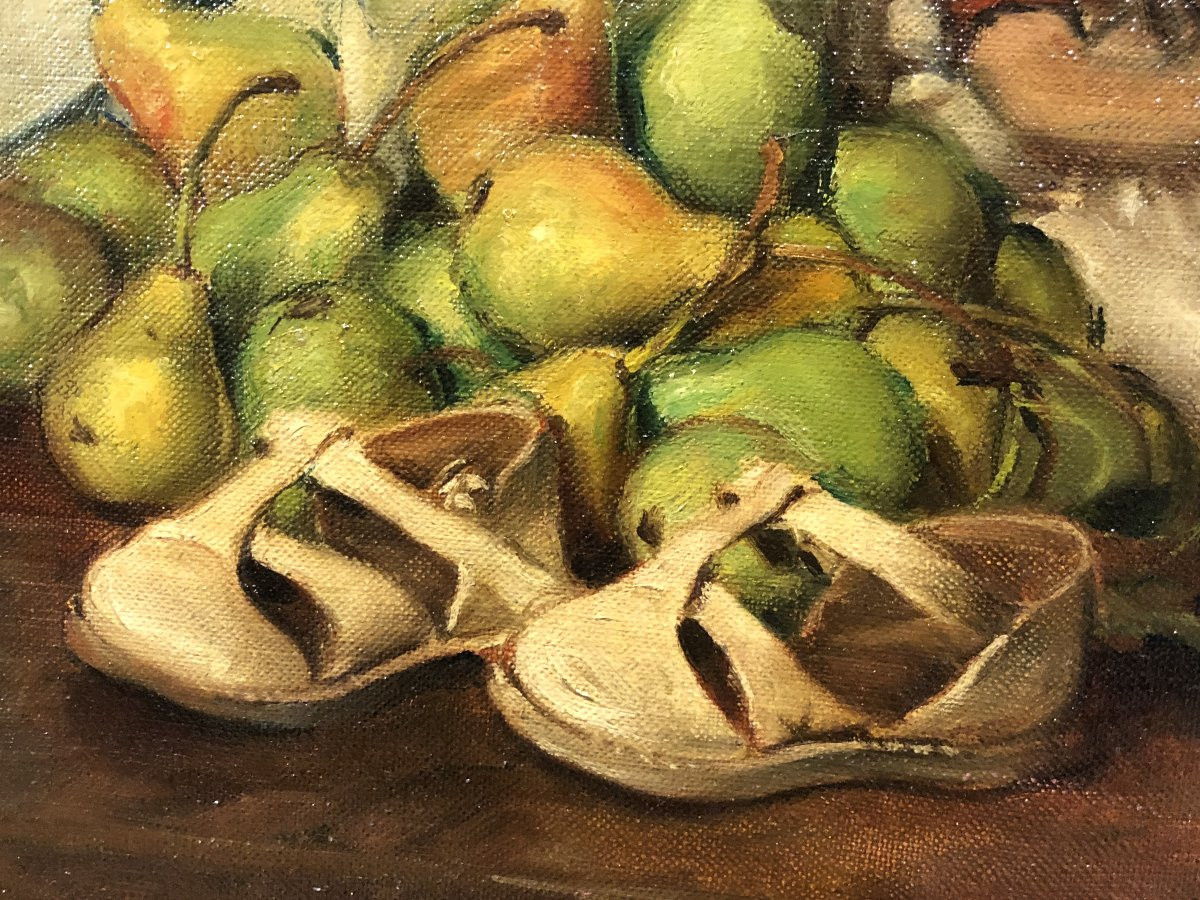 Lluís Mestres Brunet (1899-?) - Le Panier de Petit Chaperon Rouge-photo-2