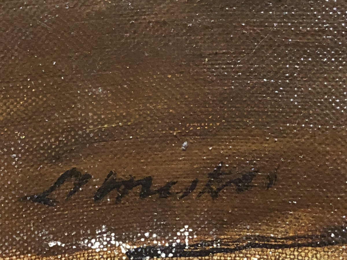 Lluís Mestres Brunet (1899-?) - Le Panier de Petit Chaperon Rouge-photo-3