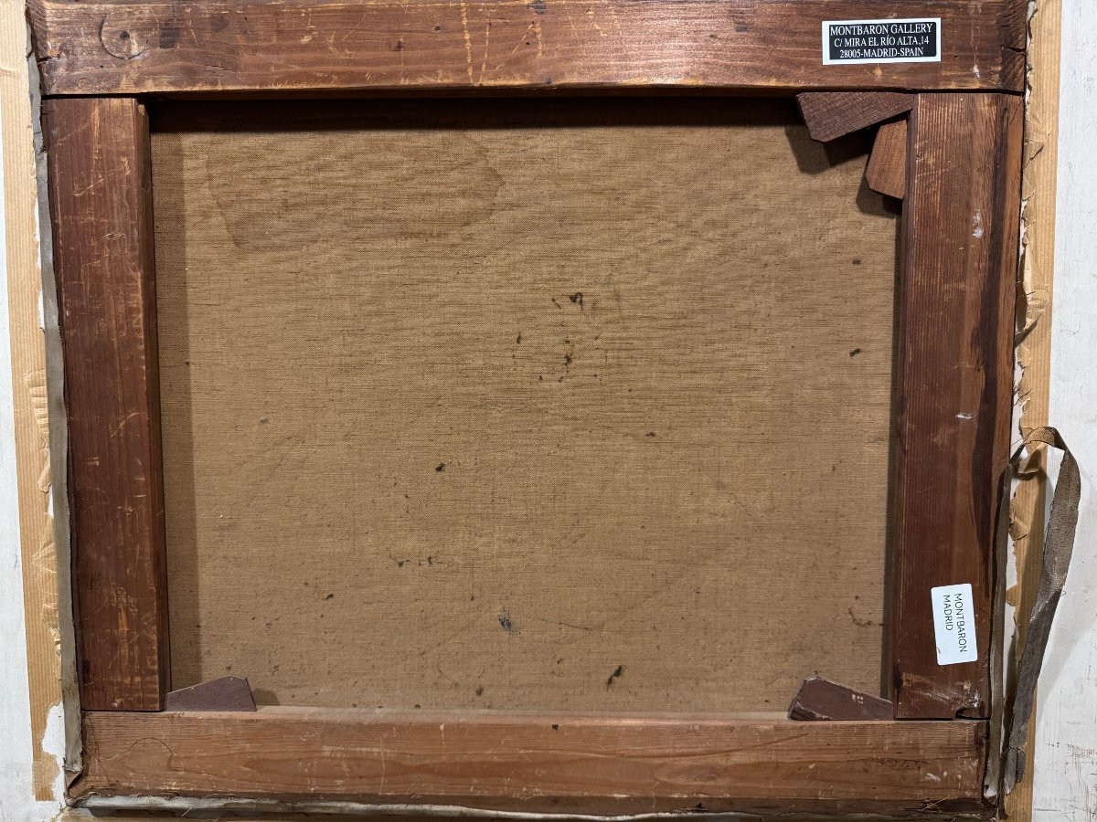 École européenne (vers 1880) – Le devoir d'une mère (d'après Pieter de Hooch)-photo-4