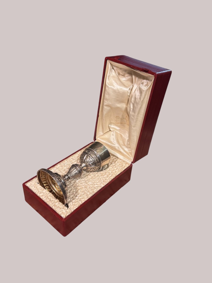 Chalice - 925 Silver - A Neo-baroque Goblet - Spain, C. 1940-photo-2