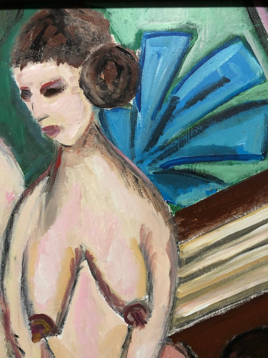 Neo-fauvist School (c. 1980) - My Friend And I-photo-2