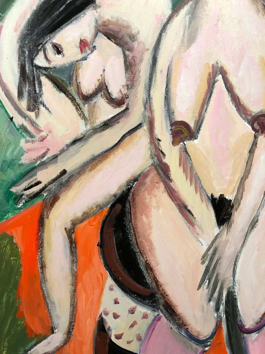 Neo-fauvist School (c. 1980) - My Friend And I-photo-3