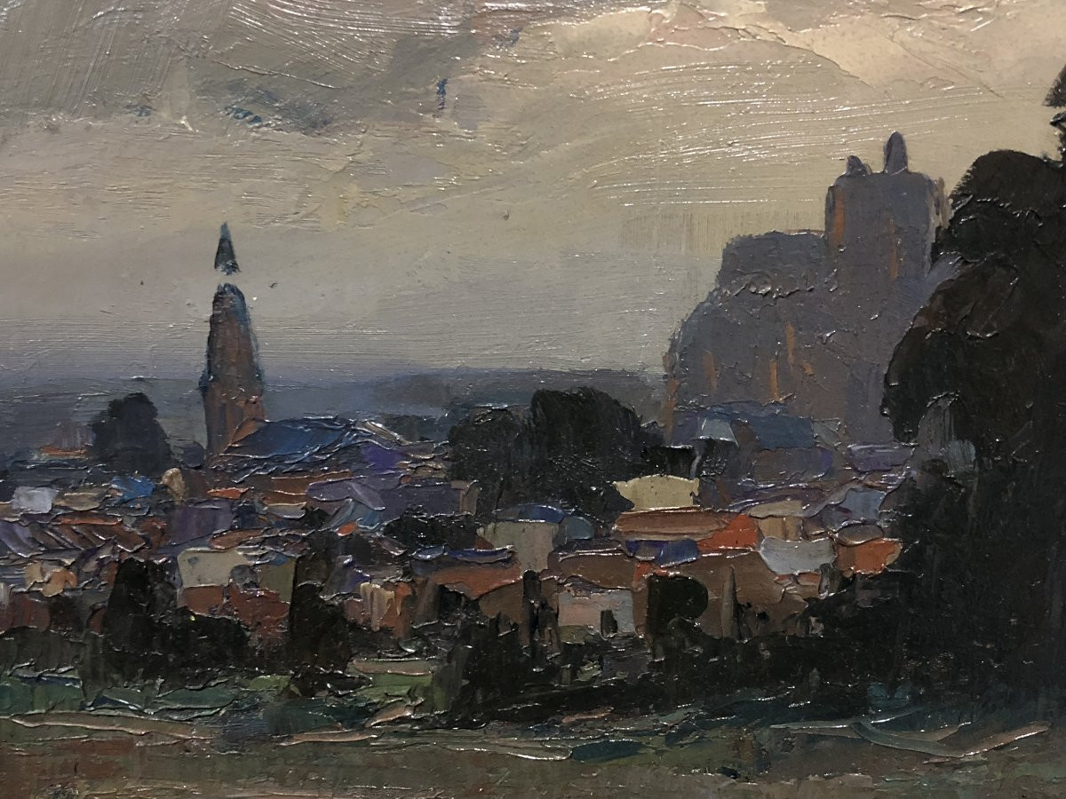 	 Georges Gonthier (1886-1969) - Vue de Dieppe-photo-3