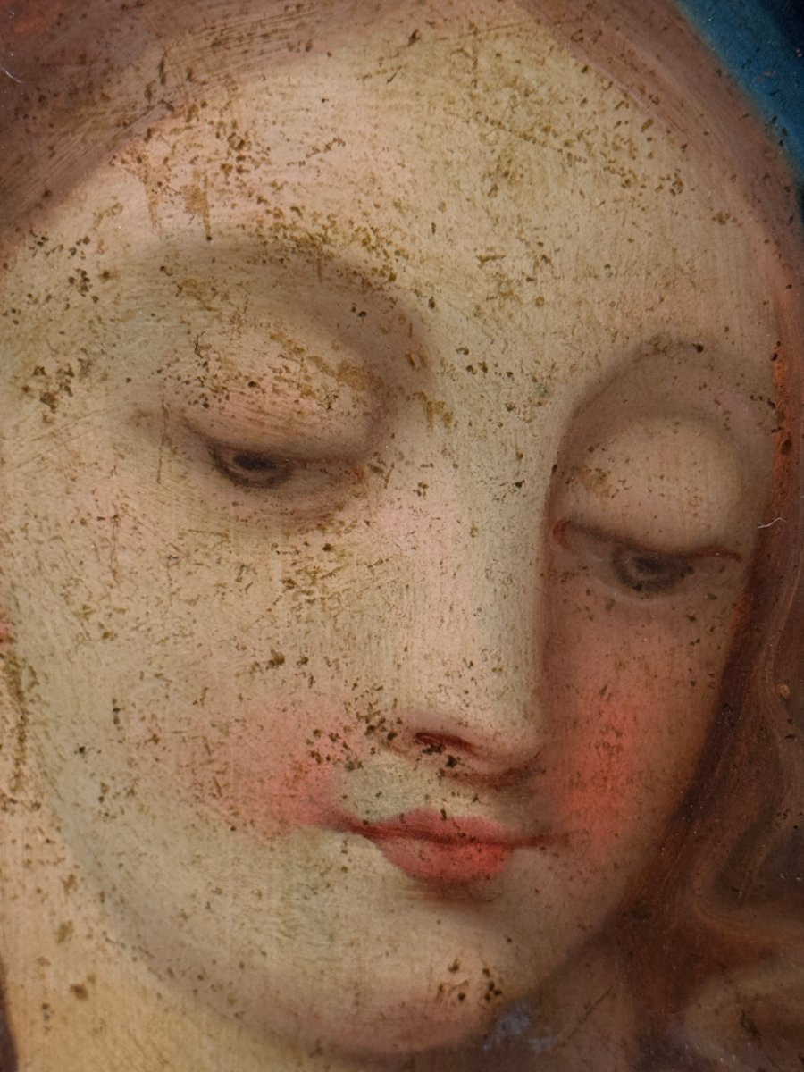 	 École Italienne (c. 1660) - Madonne-photo-3