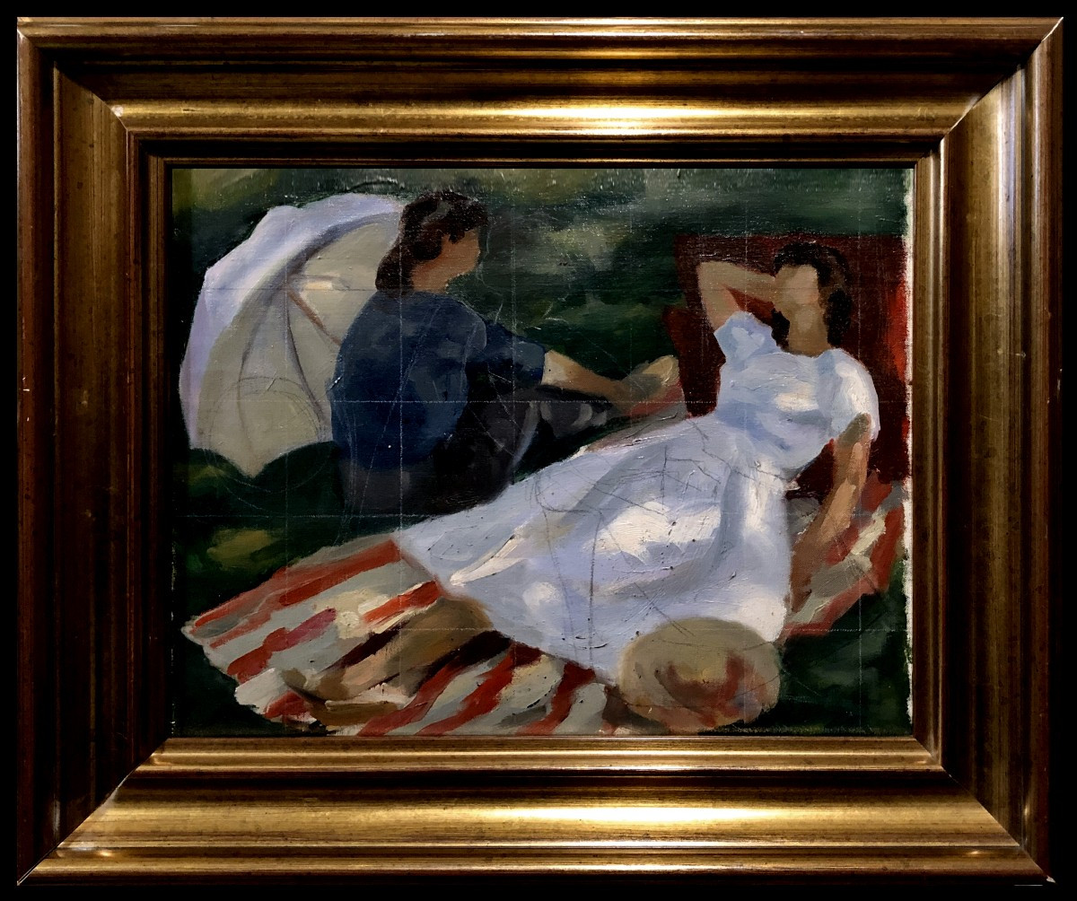 European School (circa 1950) - A Conversation 