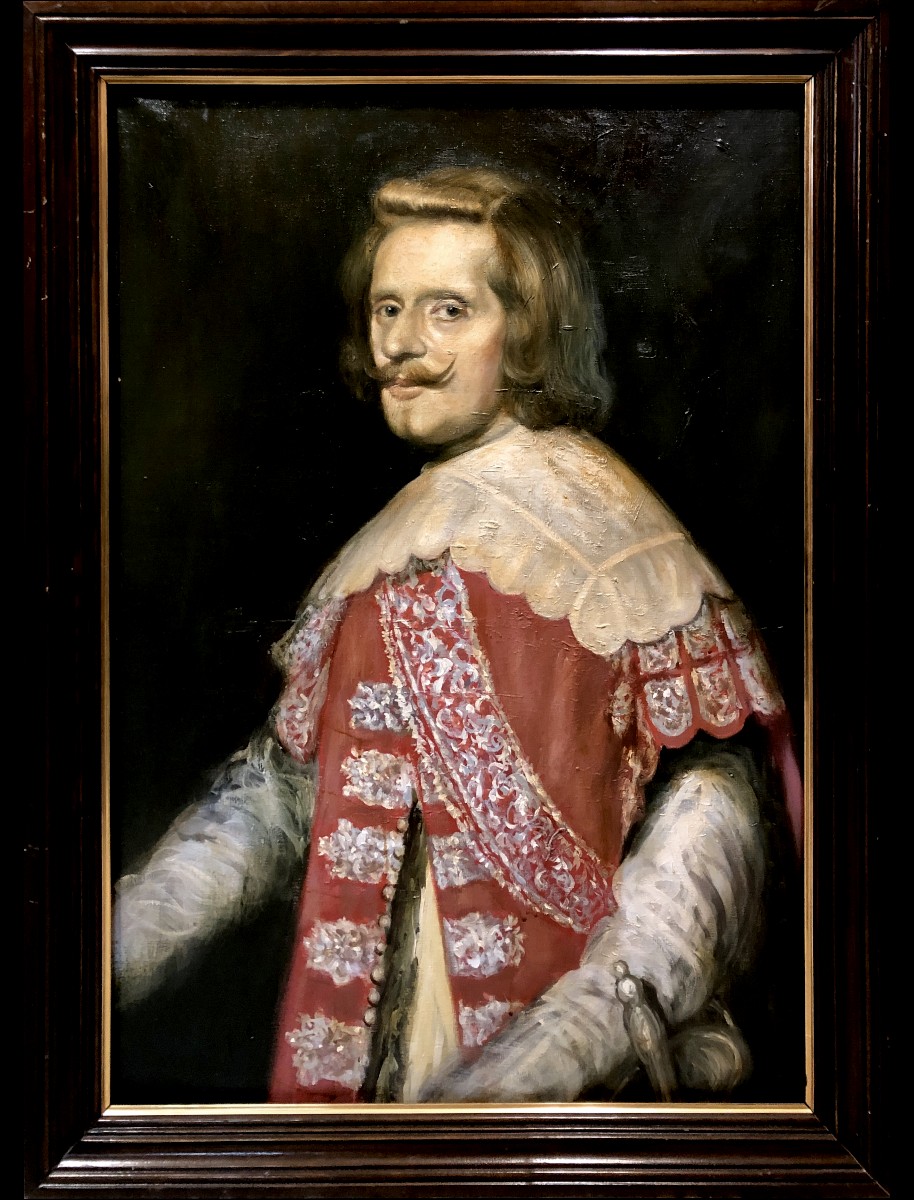 Spanish School (20th Century) - King Philip IV At Fraga (after Velazquez)