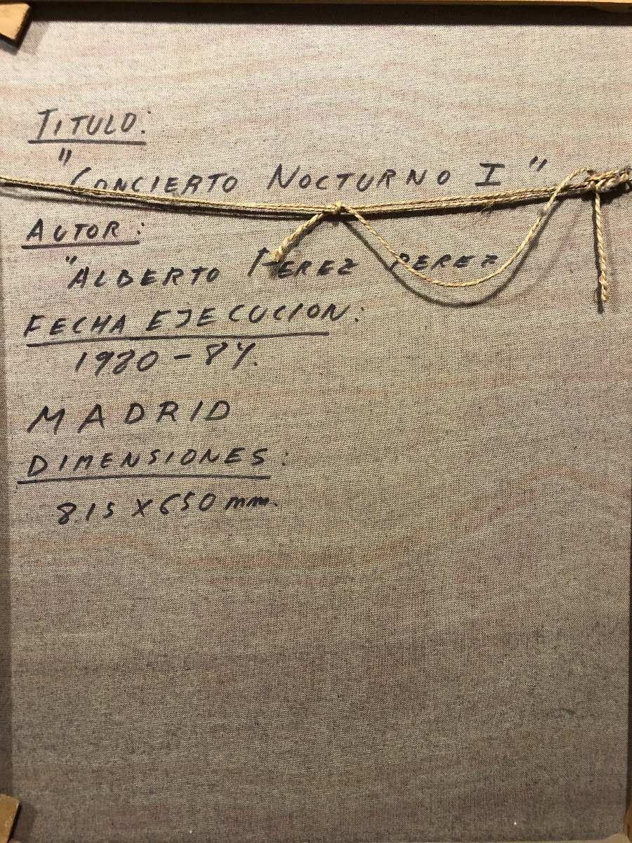 Alberto Pérez (1926-1999) - Concert Nocturne, I-photo-4