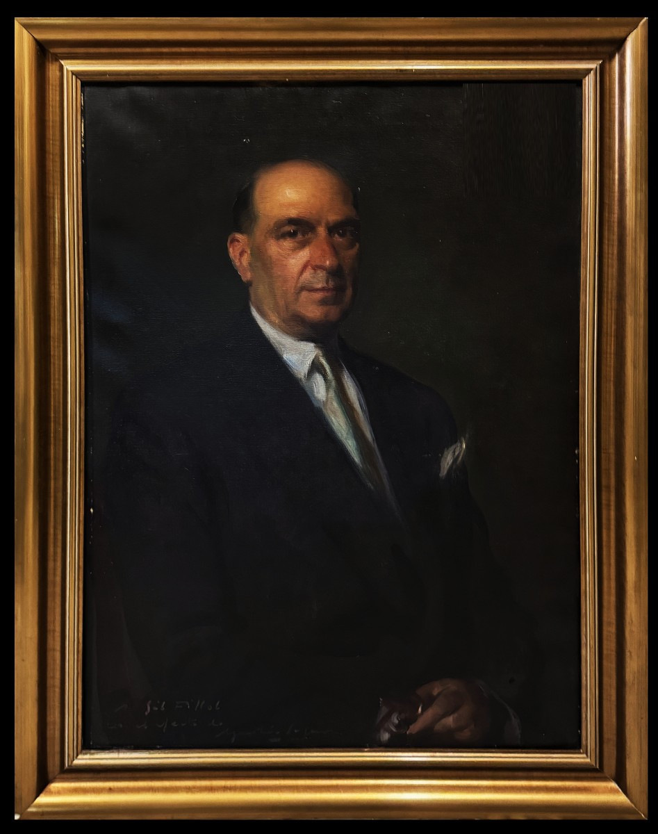 	Agustín Segura (1900-1988) - Portrait de Luis Gil Fillol, critique d'art