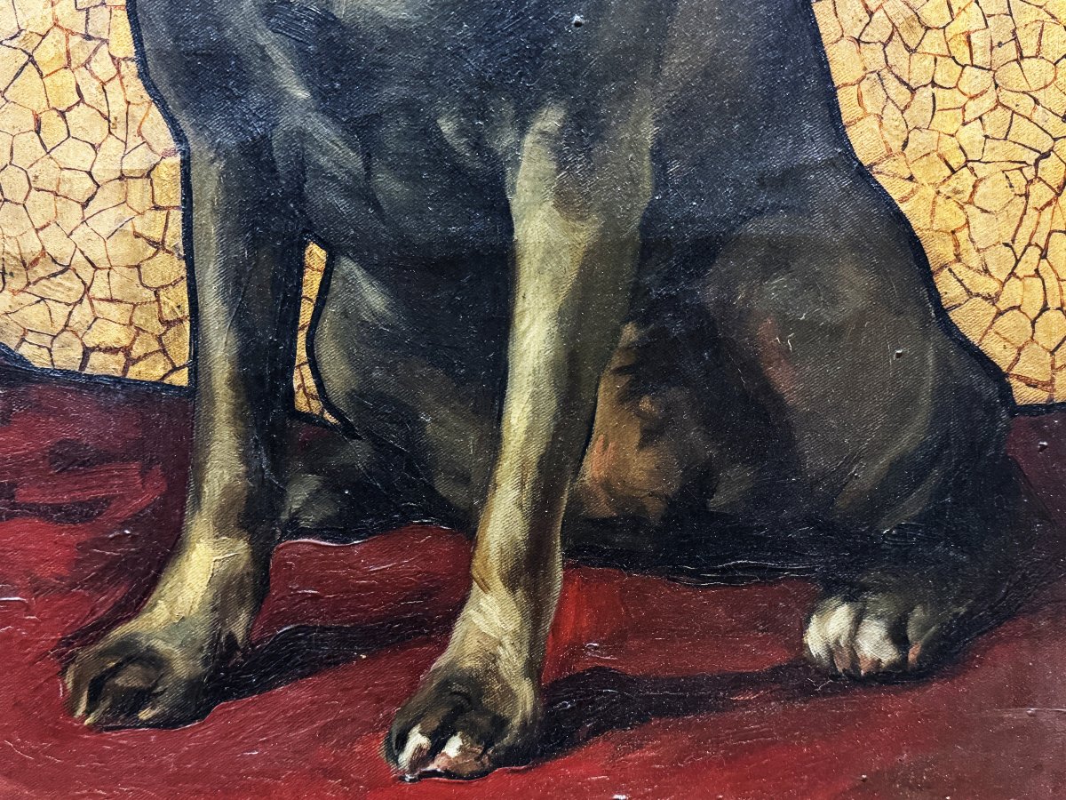 Eduardo Chicharro y Agüera (1873-1949) - Diana la Chienne / Cave Canem-photo-4