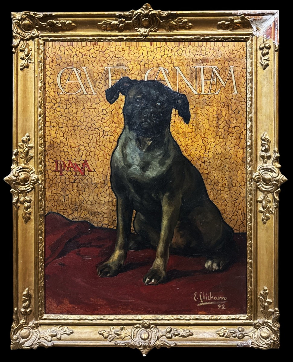 Eduardo Chicharro y Agüera (1873-1949) - Diana la Chienne / Cave Canem