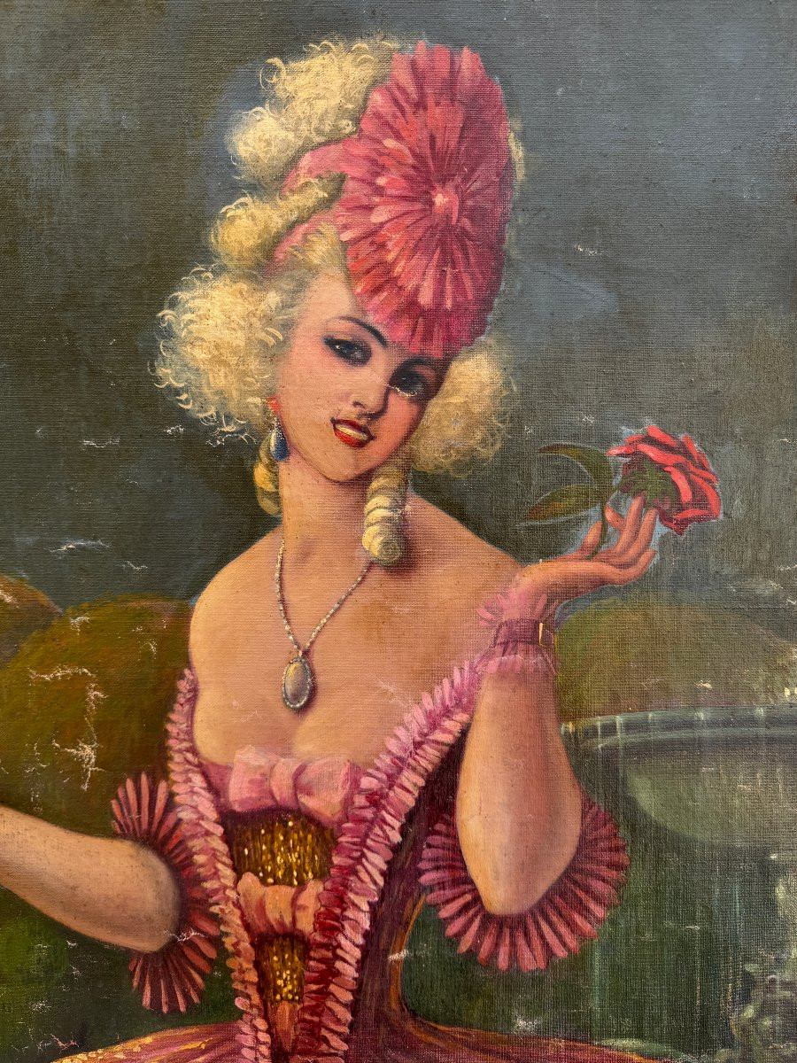 	 Demetrio Monteserín (1876-1958) - Aux Jardins de Versailles / Era un Aire Suave-photo-2