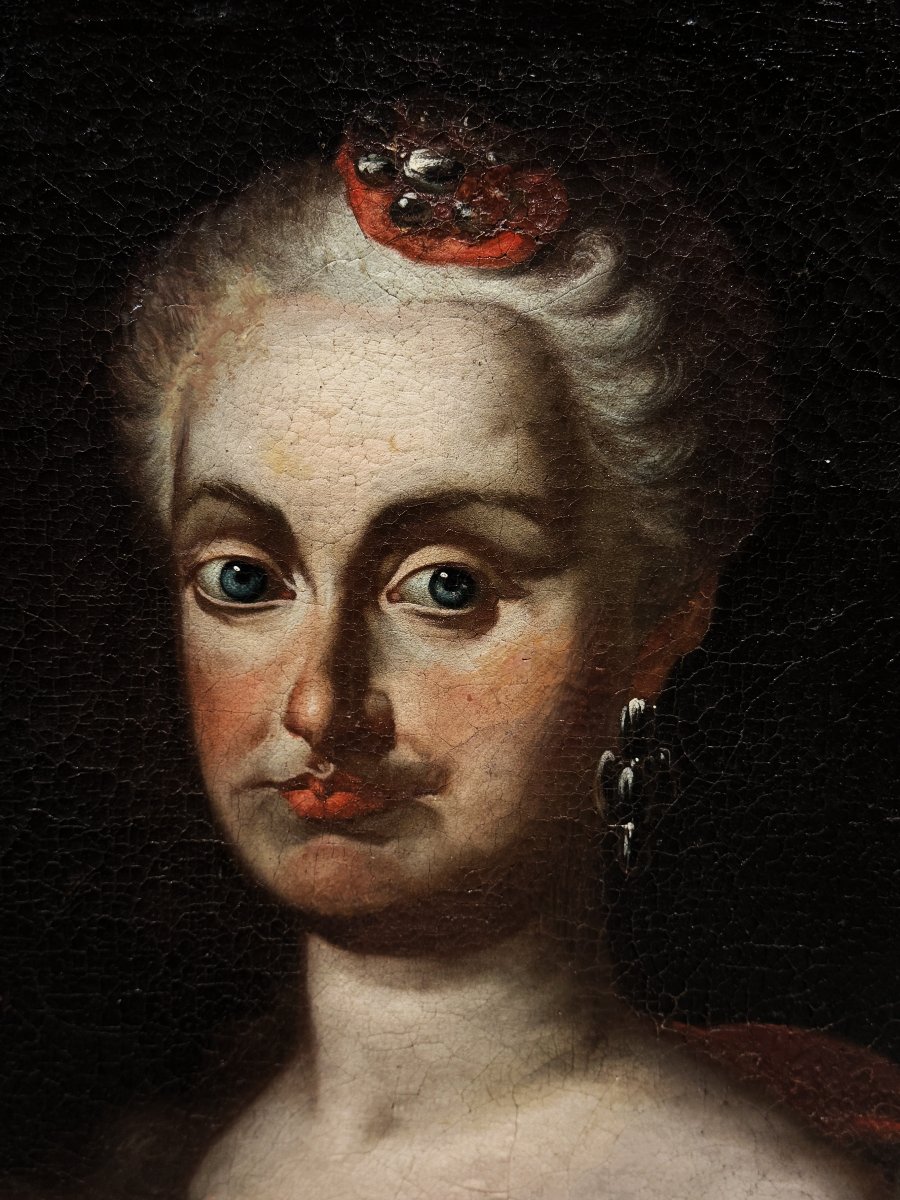 Guglielmo Di Anglois (1720-1786), Attributed To - Maria Josepha Carmela, Infanta Di Spagna-photo-3