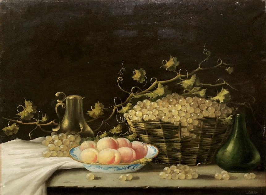 	 Andrés Dols (1940-?) - Nature Morte Flamande-photo-2
