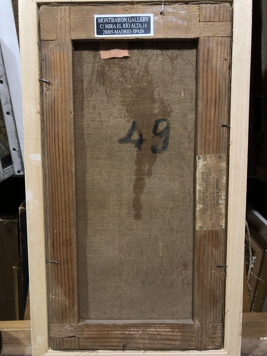 	 Early Spanish School (c. 1780) - Saint Hughes Of Grenoble (after Zurbarán)-photo-4