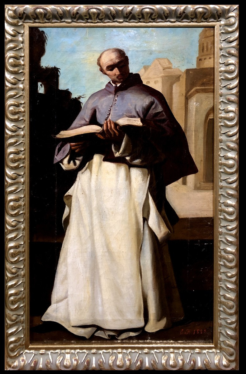 	 Early Spanish School (c. 1780) - Saint Anthelme De Chignin (after Zurbarán)