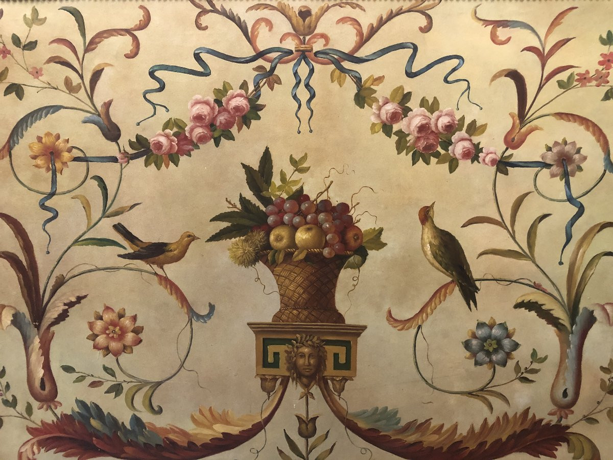 École Européenne (c. 1950) - Énorme Composition Pompeienne-photo-2