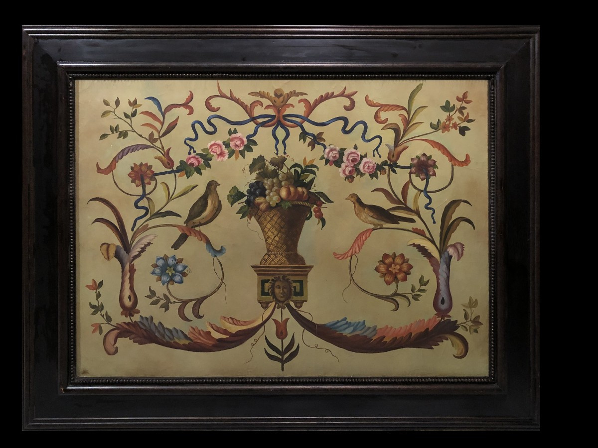 European School (c. 1950) - Huge Pompeian Composition Ii