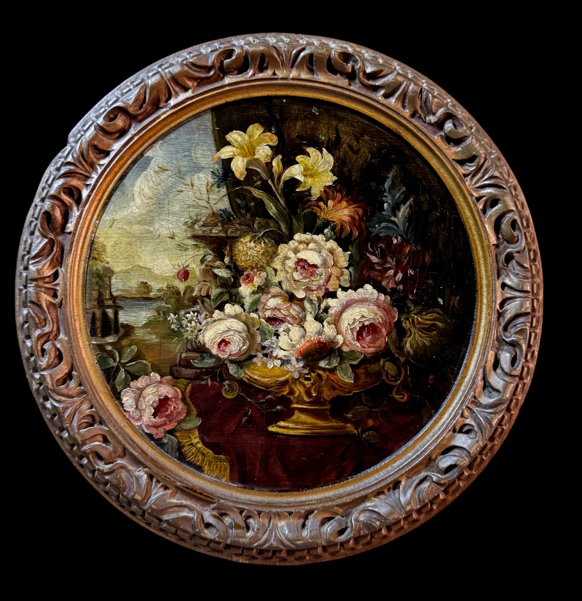 	 École Italienne (c. 1800) - Le Triomphe de Flore