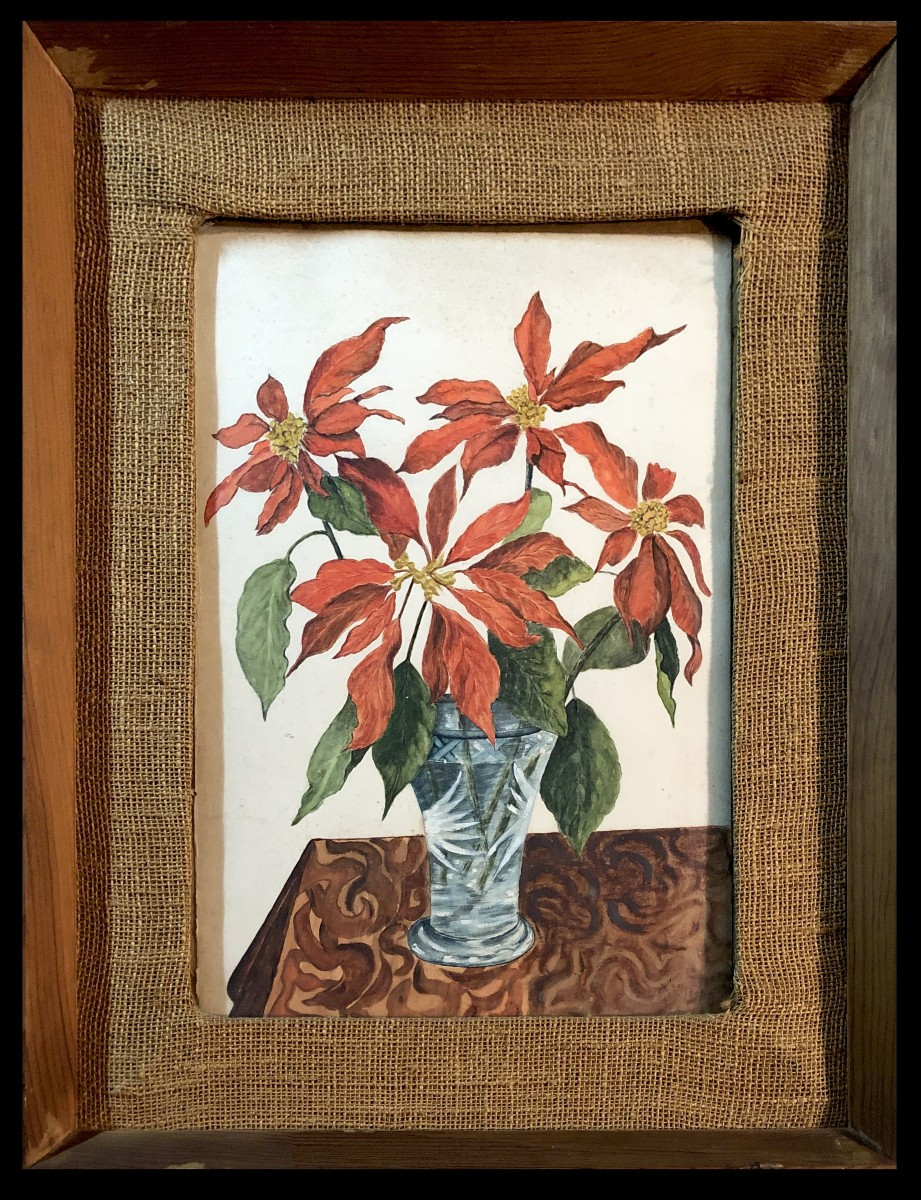	 European School (c. 1950) - The Miracle Of The Poinsettias