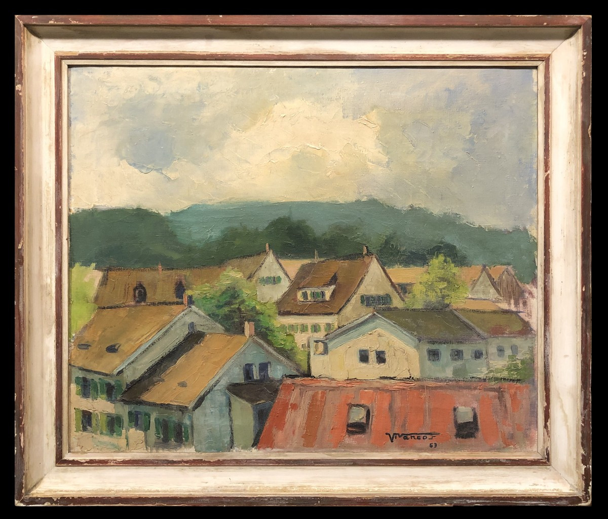 	École Espagnole (c. 1960) - Im Dorfe