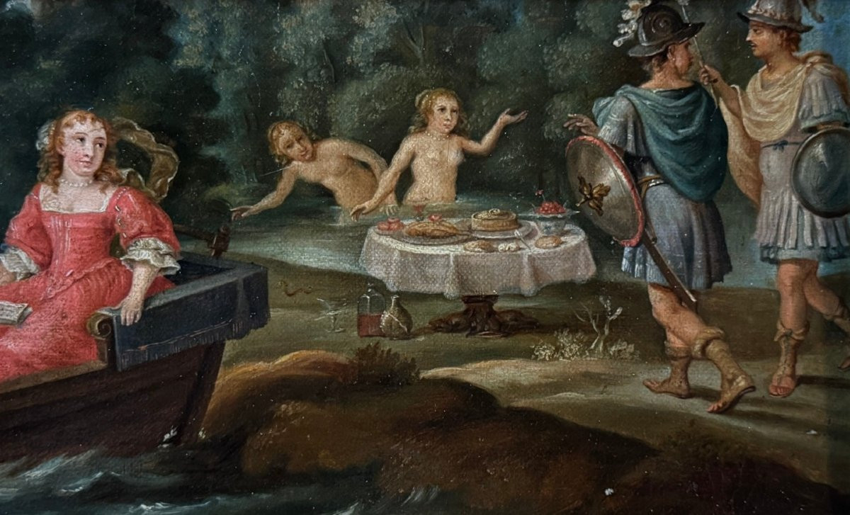 David Teniers III (1610-1690), Follower Of - Carlo And Ubaldo In The Fortunate Isles-photo-2