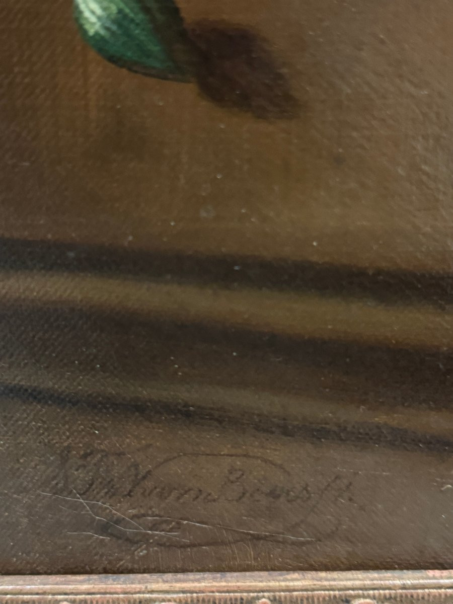 	 Sebastiaan Theodorus Voorn Boers (1828-1893) - Large Flower Vase With Butterfly-photo-3