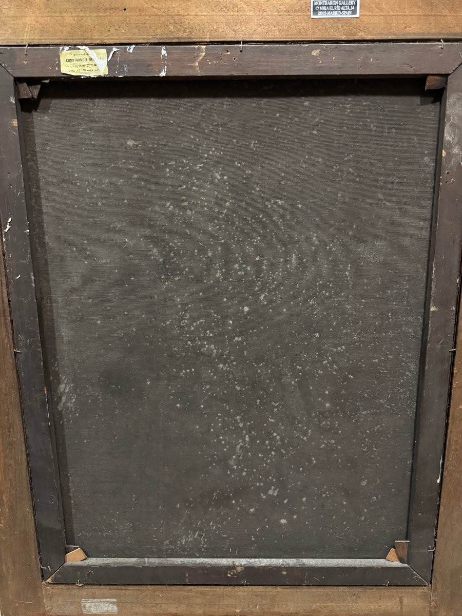 	 Sebastiaan Theodorus Voorn Boers (1828-1893) - Large Flower Vase With Butterfly-photo-4