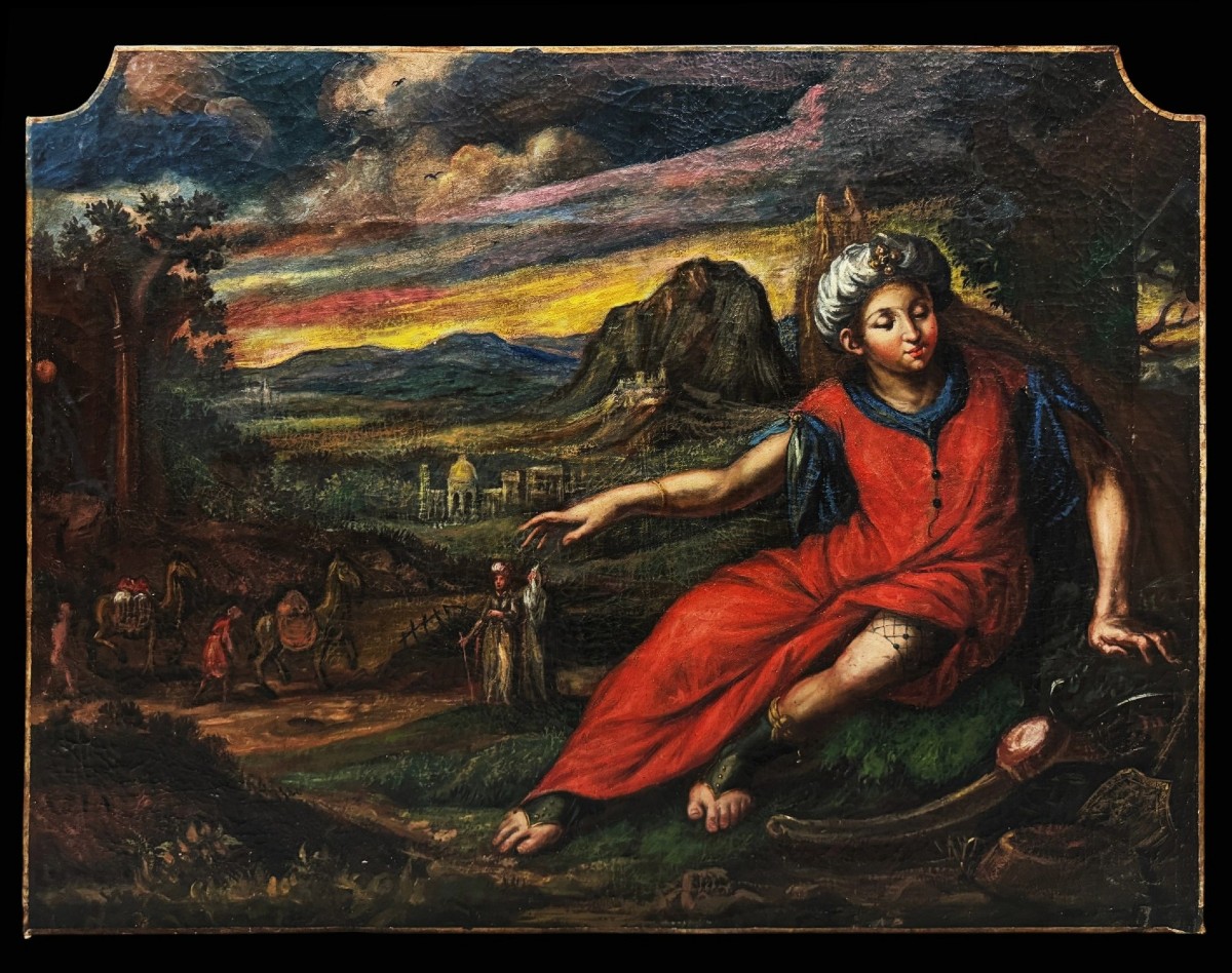 Roman School (circa 1720) - The Four Parts Of The World: An Allegory Of Asia