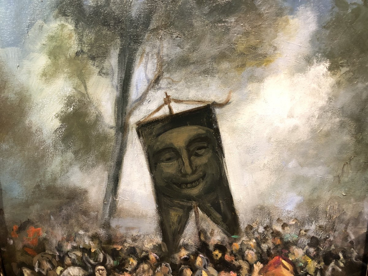 	 Francisco De Goya Y Lucientes (1746-1829); Follower Of - The Burial Of The Sardine In Madrid-photo-2