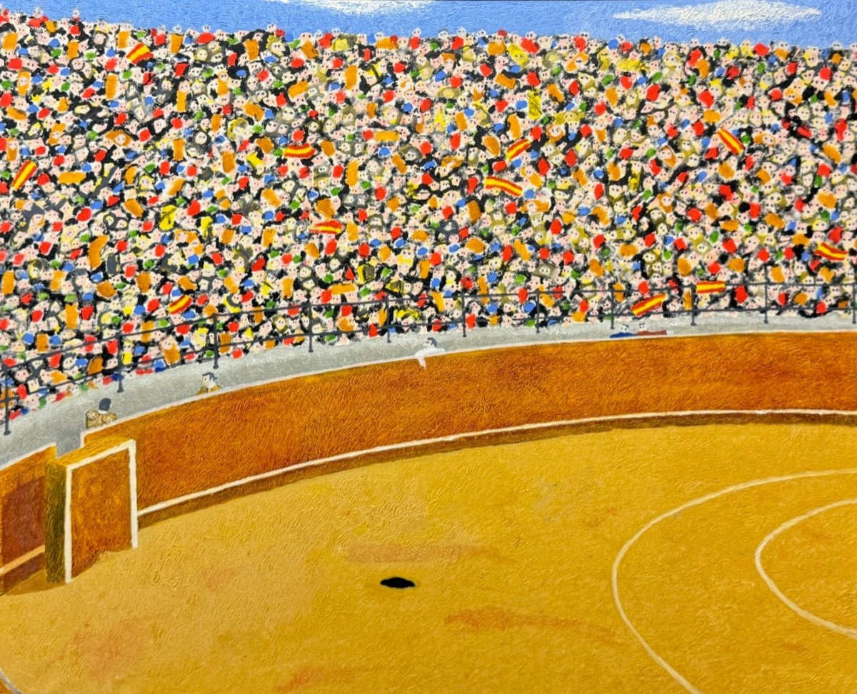 École Espagnole Moderne - Sur le Sable-photo-2