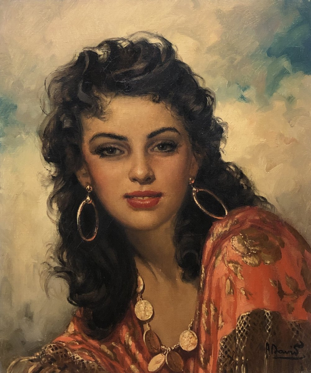 	 André David (1895-1973) - Zahrah la Belle-photo-2
