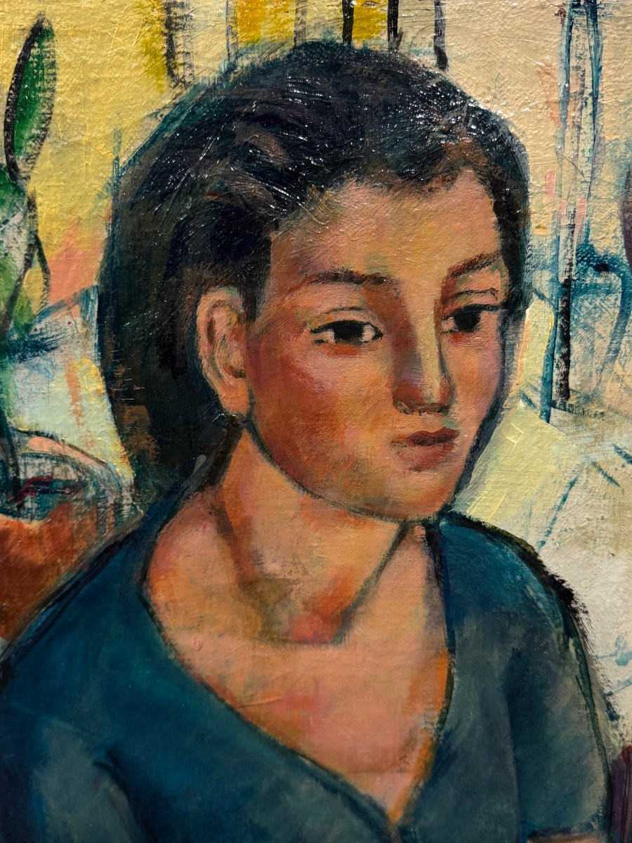 	 Giacomo Steibe (1922-?) - A Glass Of Wine-photo-3