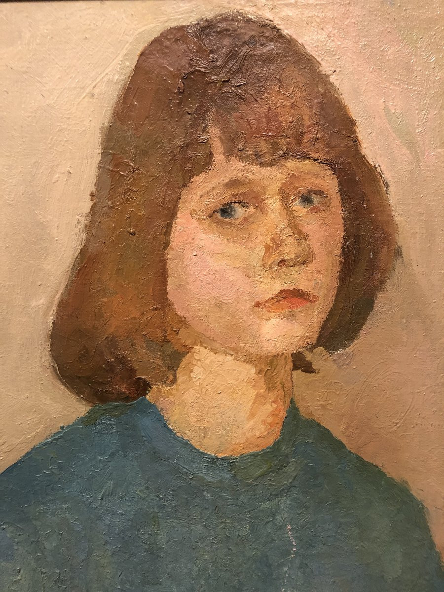 Oksana Spindovskaya (1968-?) - Portrait Of A Friend-photo-2