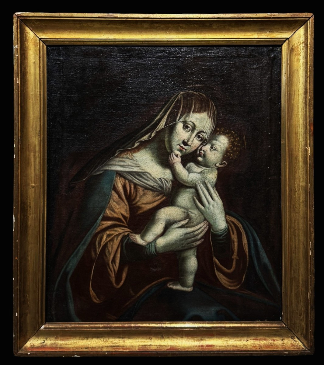 École ombrienne (vers 1670) - La Vierge au voile