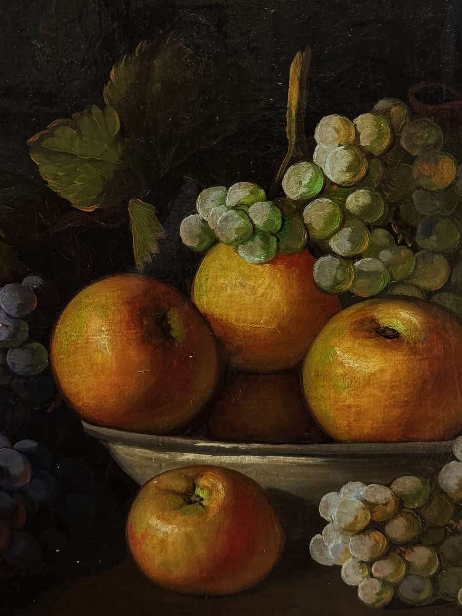 Spanish School (xix) - Fruit Still Life-photo-3