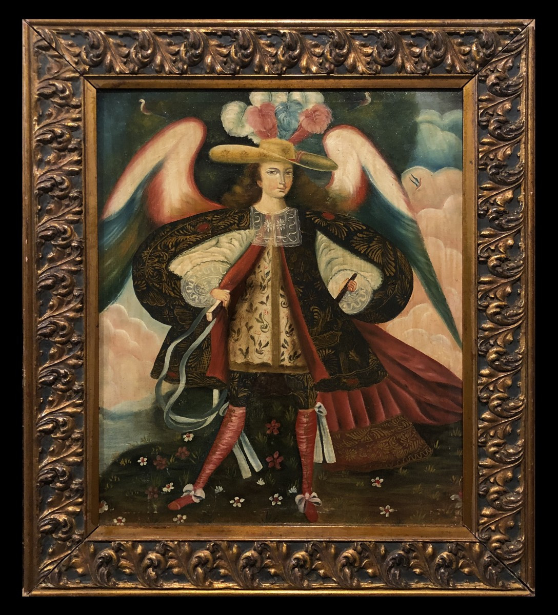 	Cusco School (xx) - Archangel Harquebusier