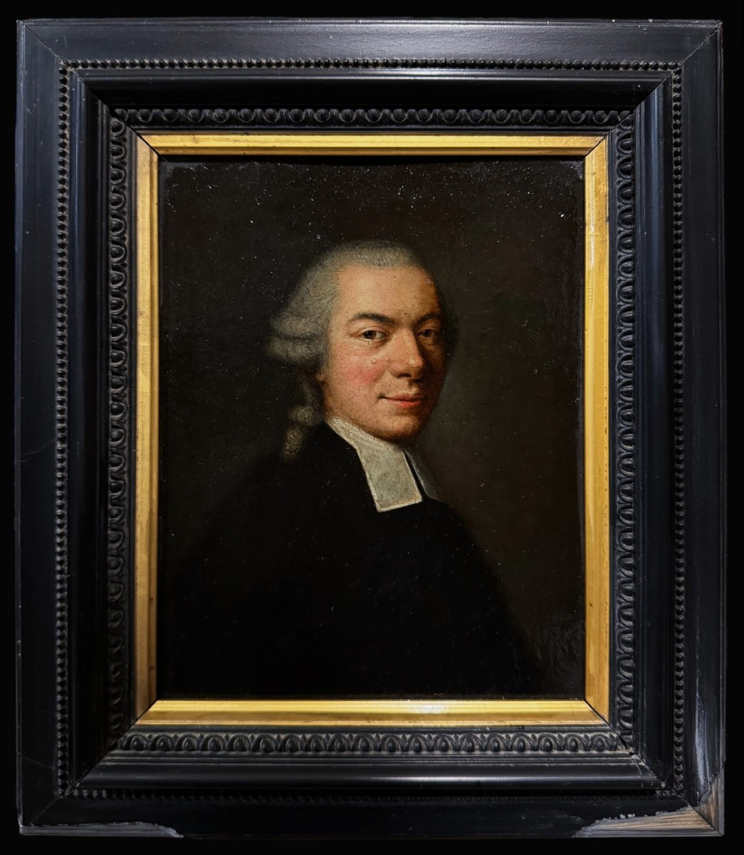 	French School (xviii) - Portrait Of A Priest
