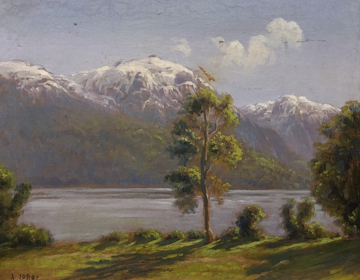 Alfredo Lobos Aránguiz (1890-1918) - Chile: Lake Llanquihue-photo-2