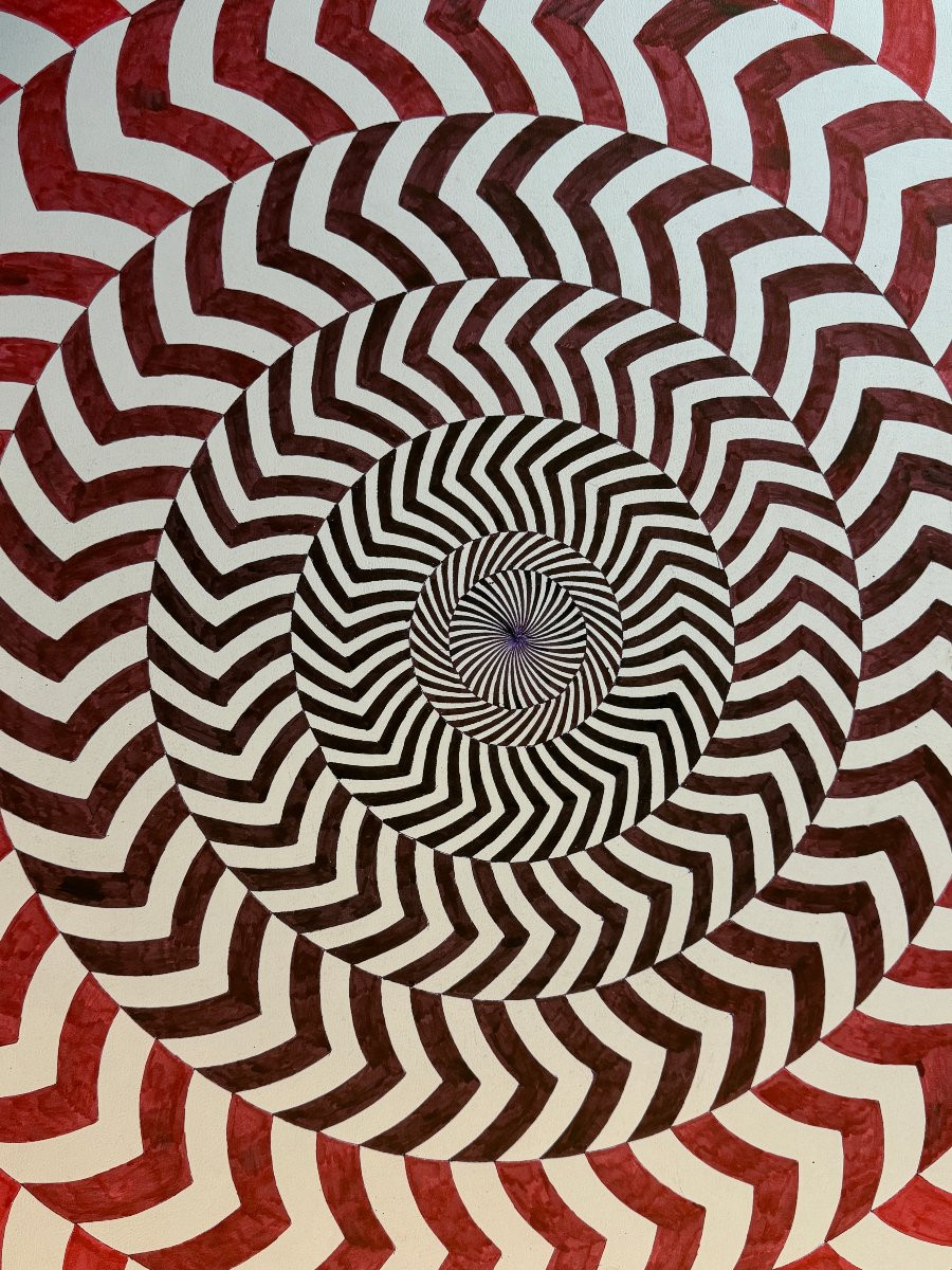 	 École Op-Art (c. 1980) - "Aigles en Route"-photo-2
