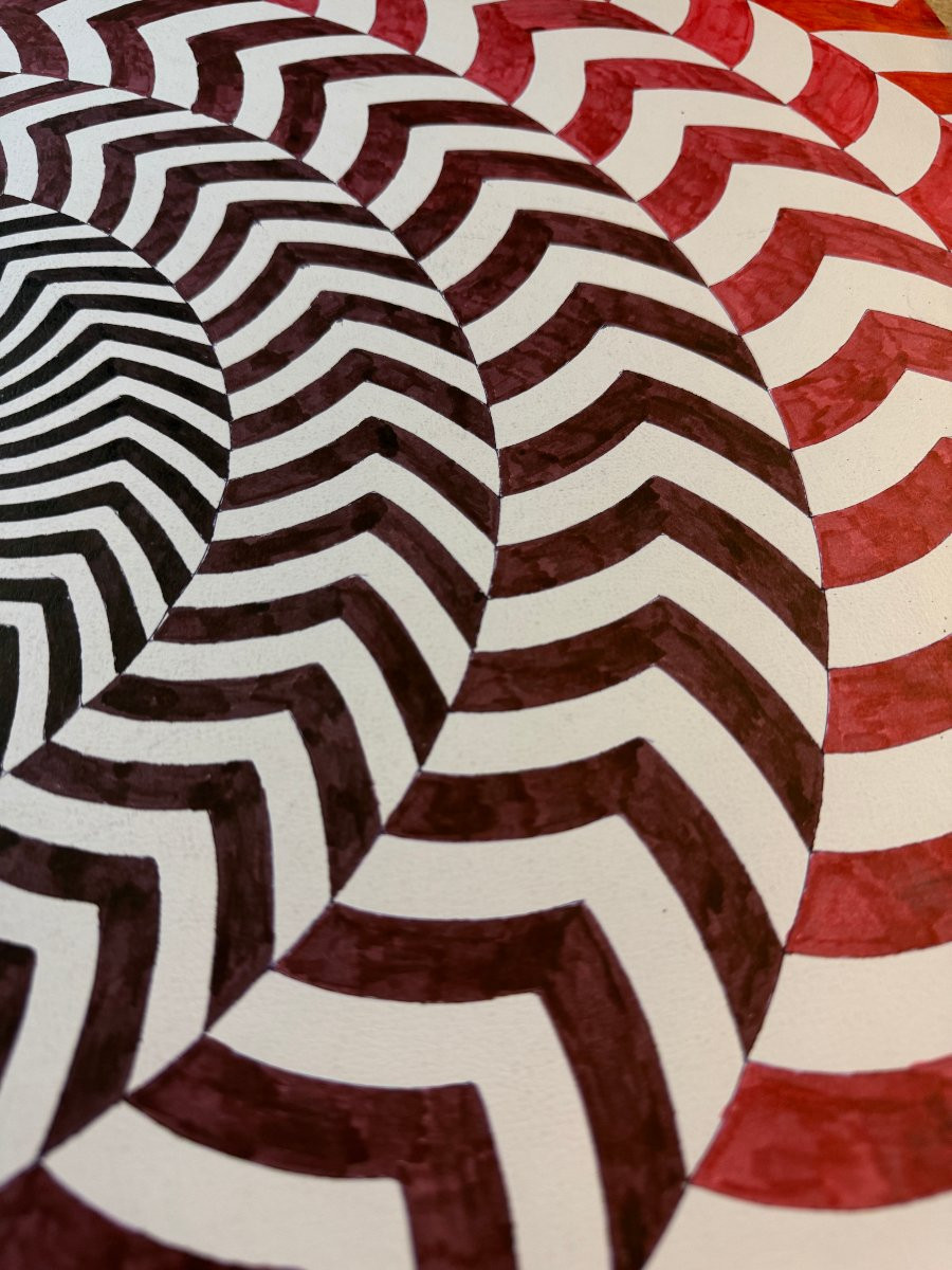 	 École Op-Art (c. 1980) - "Aigles en Route"-photo-4