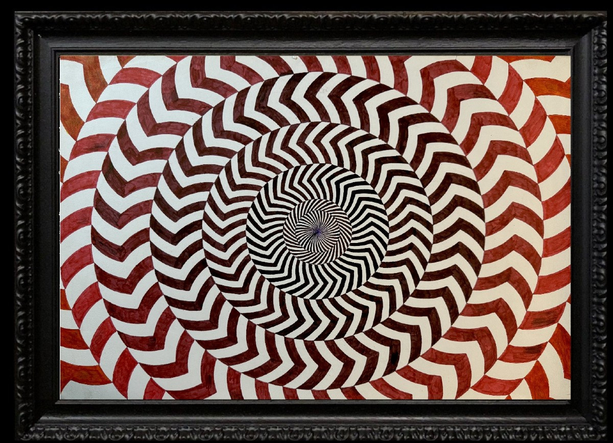 	 École Op-Art (c. 1980) - "Aigles en Route"