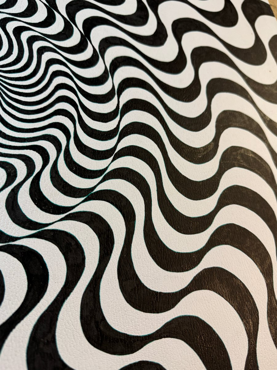 	 École Op-Art (c. 1980) - "Séquence Ondulatoire 8"-photo-3