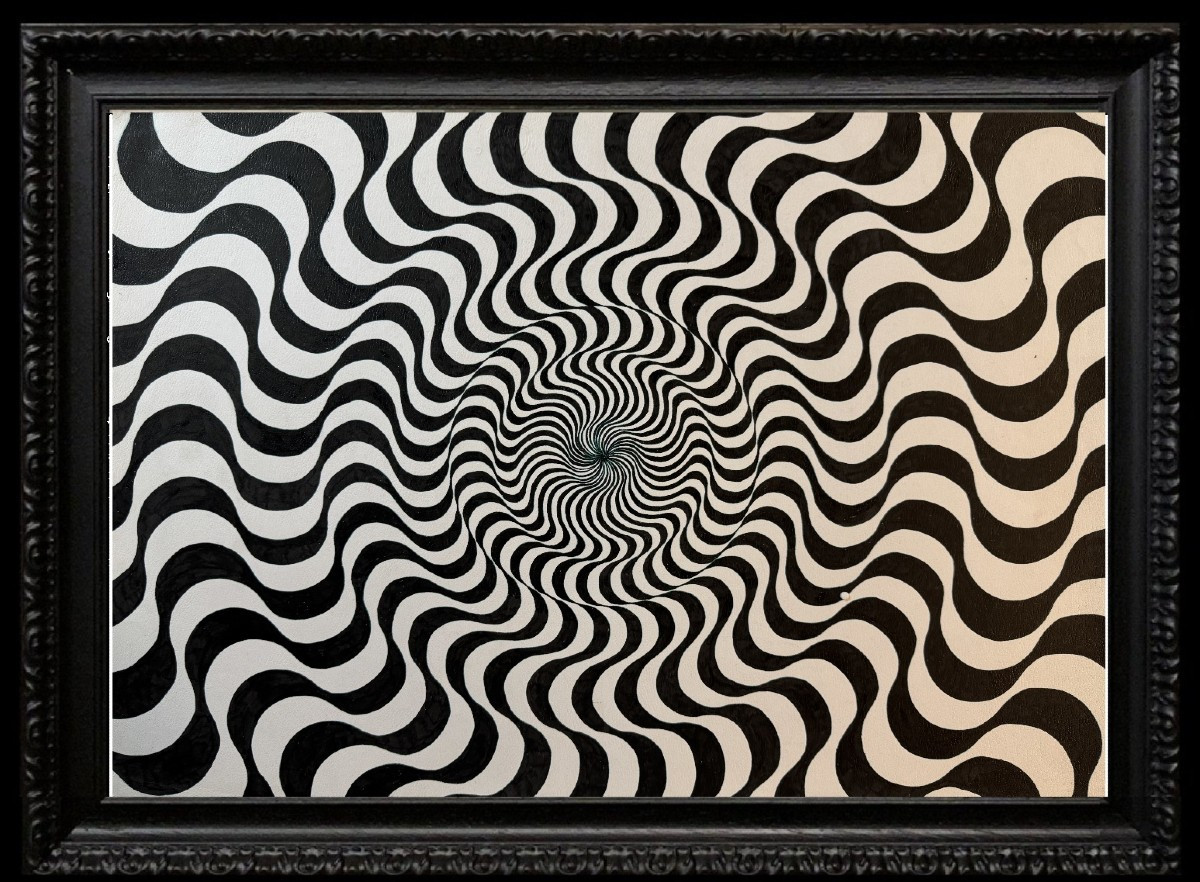 	 École Op-Art (c. 1980) - "Séquence Ondulatoire 8"