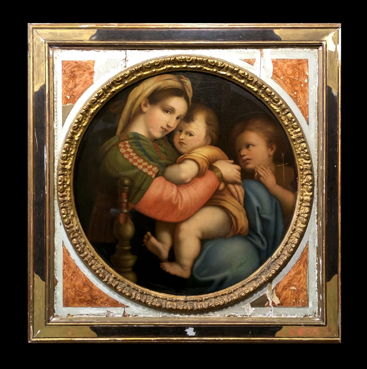 	 European School (xix) - The Madonna Della Seggiola (after Raphael)