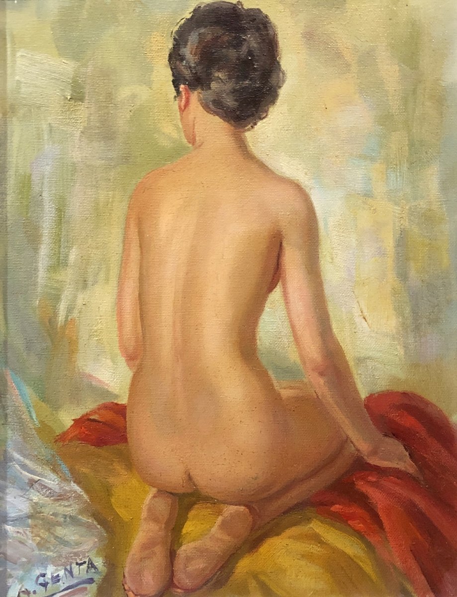 	 Albert François Genta (1901-1989) - The Back Of The Goddesses-photo-2