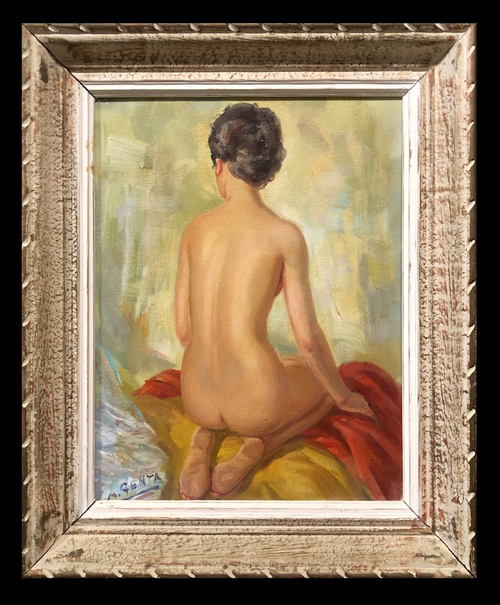 	 Albert François Genta (1901-1989) - The Back Of The Goddesses