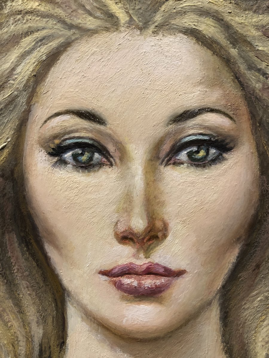 	Virgilio Galán Román (1931–2001) - The Lady With The Doves-photo-4