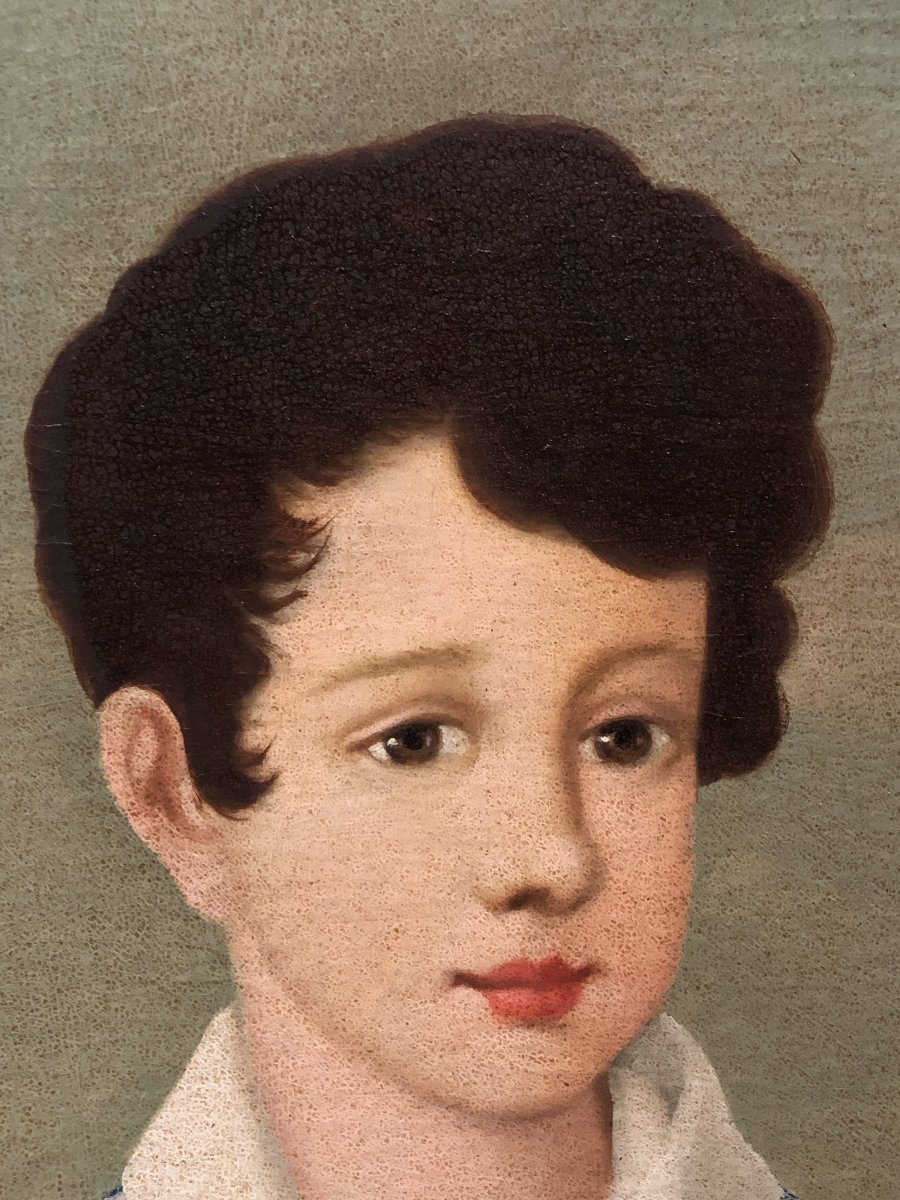 Spanish School (late 19th Century) - Mariano De San Juan And His Sister (after Agustín Esteve)-photo-3