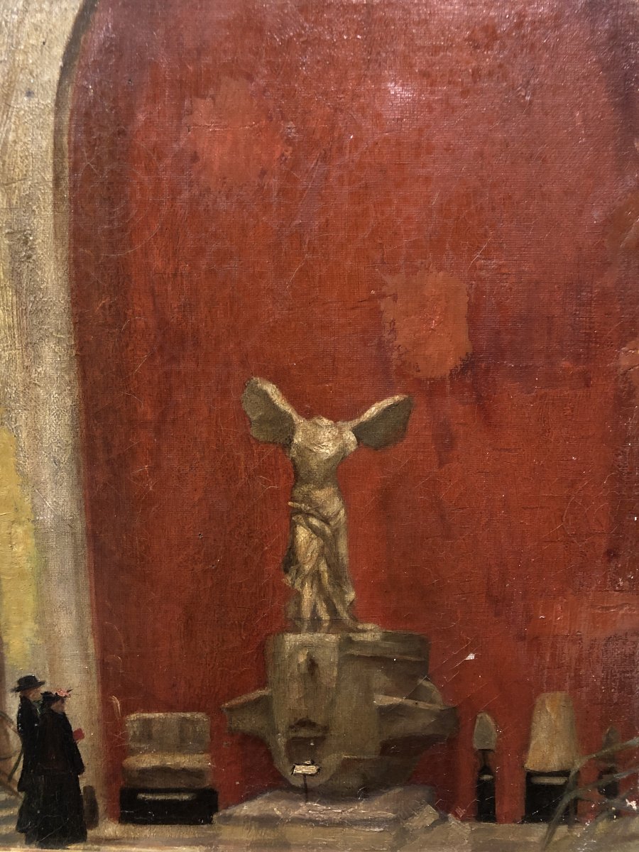 French School (c. 1900) - The Daru Staircase With The Victory Of Samothrace-photo-3