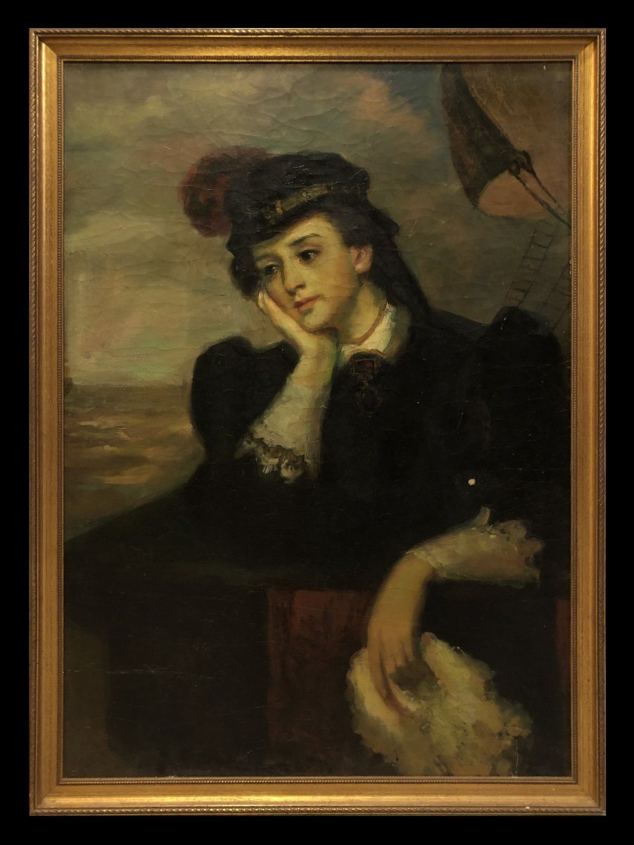	 European School (xx) - The Farewell Of Mary Stuart (based On A Painting By William Powell Frith)